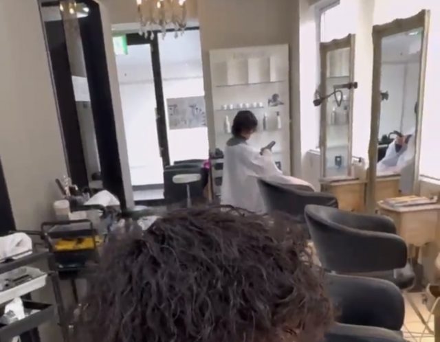 波巻きパーマ　海老名メンズパーマ　海老名メンズカット　