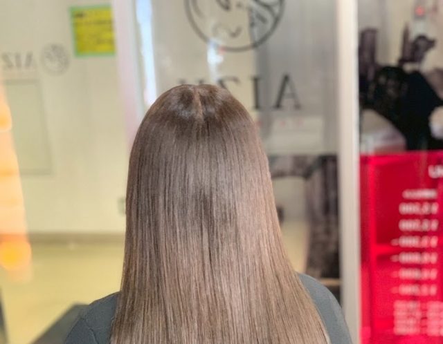 グレージュ　髪質改善　カラー　白髪ぼかし　渋沢　秦野