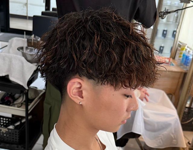 ツイストスパイラル　メンズパーマ　海老名メンズパーマ