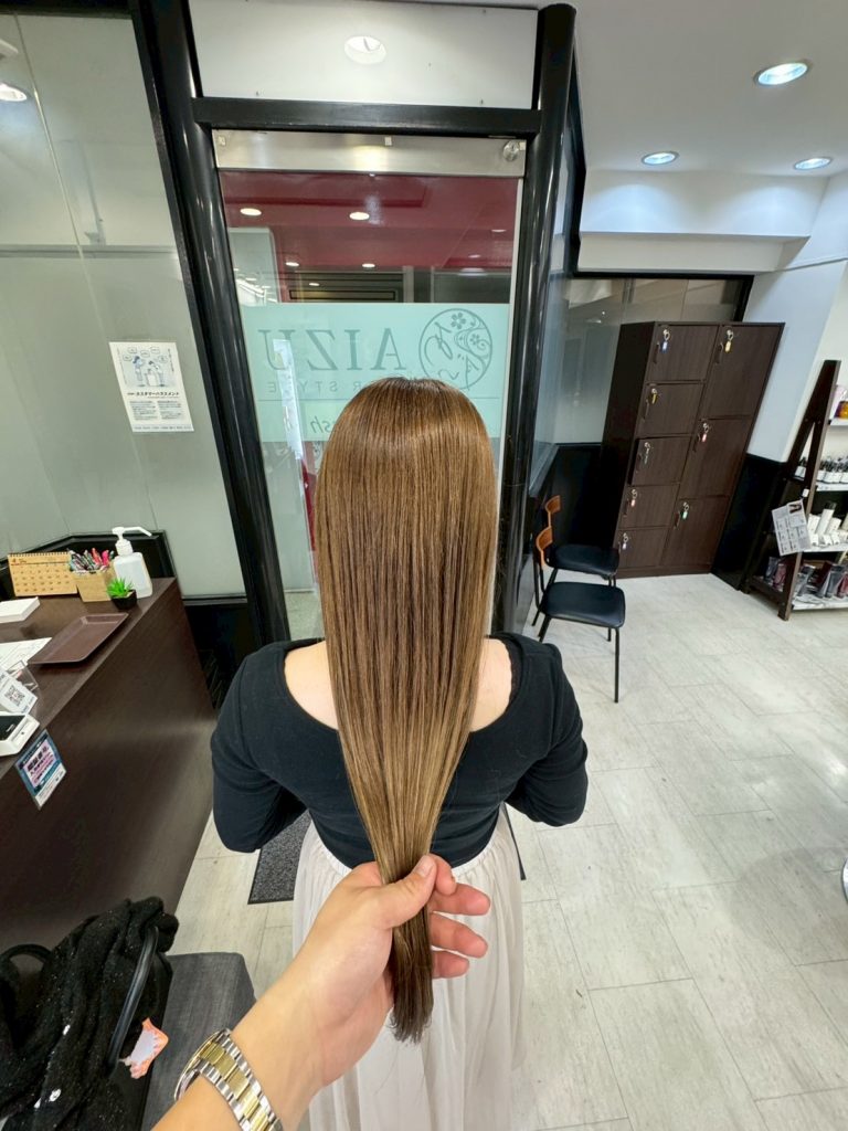 髪質改善　髪質改善ストレート　白髪ぼかし　本厚木　
