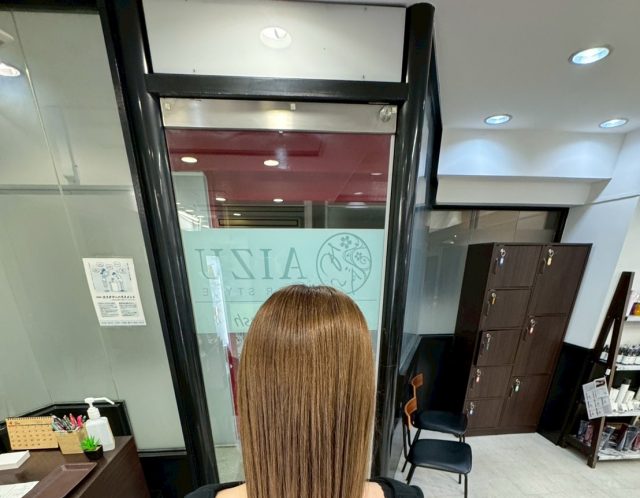 髪質改善　髪質改善ストレート　白髪ぼかし　厚木　本厚木