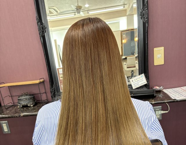 髪質改善ストレート　髪質改善　秦野　渋沢　白髪ぼかし