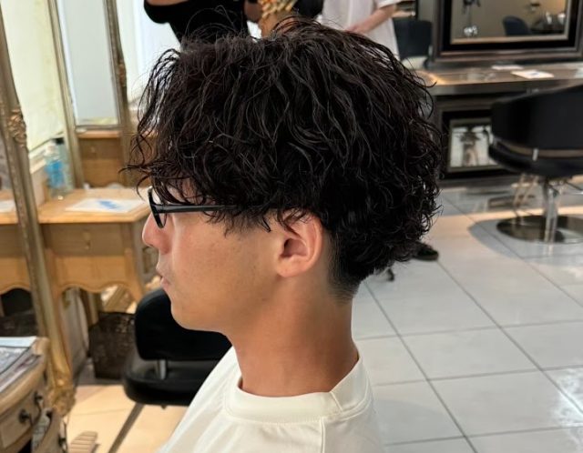 波巻きツイストスパイラル　海老名メンズパーマ